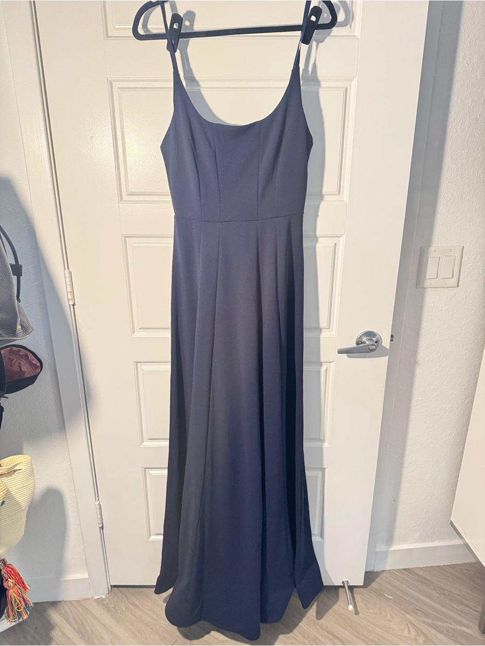 Windsor Navy Spaghetti Strap Maxi Dress